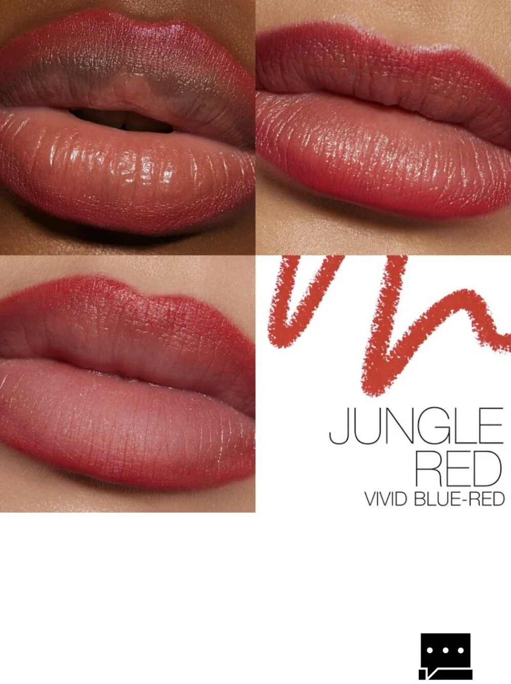 NARS Precision Lip Liner: Jungle Red (Vivid Blue-Red), .04oz (Full Size), NIB